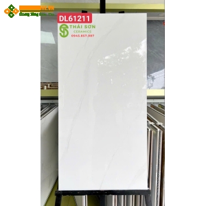 Gạch lát nền 60x120 trung quốc trắng vân mây 