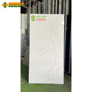 Gạch viglacera 60x120 trắng mây bóng kiếng