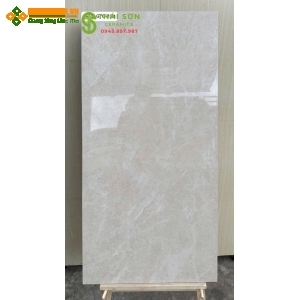 Gạch viglacera 60x120 bóng kiếng màu vàng kem