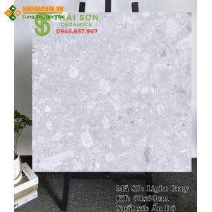 Gạch ấn độ 60x60 matt mờ vân terrazzo