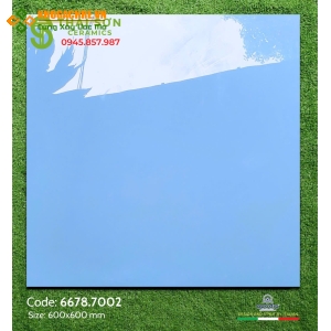 Gạch ốp lát bóng kiếng 60x60 xanh đơn sắc