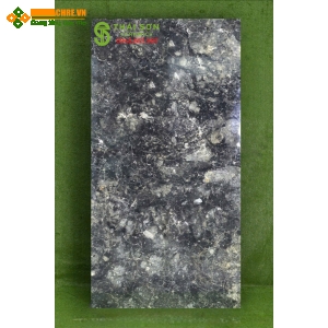Gạch ấn độ vân đá đen 80x160 bóng kiếng 