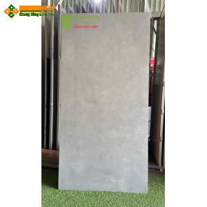 Gạch lát nền baby skin 80x160 ấn độ màu xám xi măng