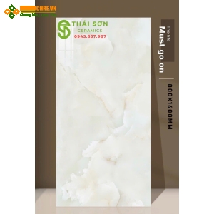 Gạch ấn độ 80x160 lát nền vân đá màu xanh ngọc đẹp