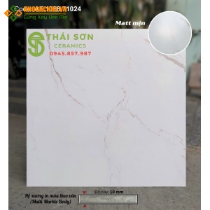 Gạch lát nền 80x80 apodio babyskin trắng vân vàng