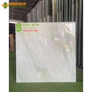 Gạch phương nam 80x80 lát nền màu xanh lá