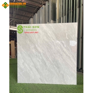 Gạch 80x80 màu xám vân đá lát nền bề mặt bóng kiếng