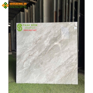 Gạch lát nền 80x80 bóng kiếng fushita xám vân đá
