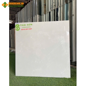 Gạch bóng kiếng 80x80 ViD màu xám nhạt lát nền đẹp