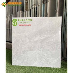 Gạch VID lát nền 80x80 bóng kiếng xám vân đá cao cấp 