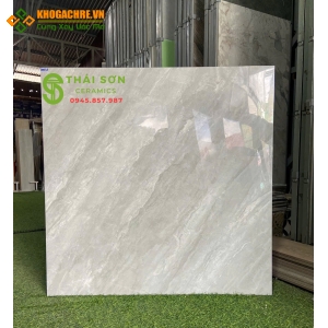 Gạch toko bóng kính 80x80 xám vân đá ốp lát 