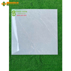 Gạch Vicenza 80x80 bóng kiếng xám vân giá rẻ Nhà Bè