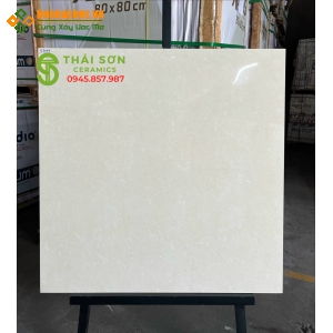 Gạch bóng kiếng 80x80 xà cừ vàng vitto giá rẻ