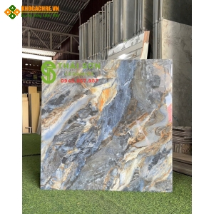 Gạch kamado xanh vân đá cẩm thạch 80x80 lát nền biệt thự