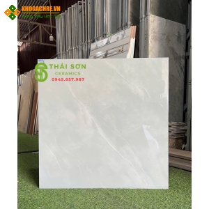 Gạch kamado 80x80 lát nền vân xám xanh