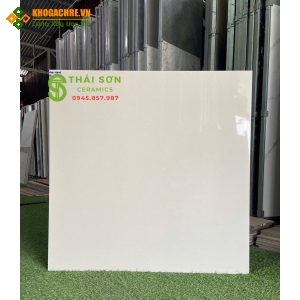 Gạch lát nền cmc 80x80 bóng kiếng màu xà cừ vàng