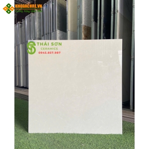 Gạch lát nền takao 80x80 màu vàng kem bóng kiếng giá rẻ