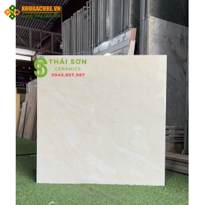 Gạch kem vàng 80x80 takao bóng kính lát nền 