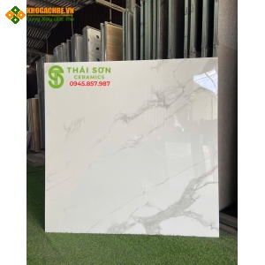 Gạch 120x120 ấn độ vân đá trắng cao cấp