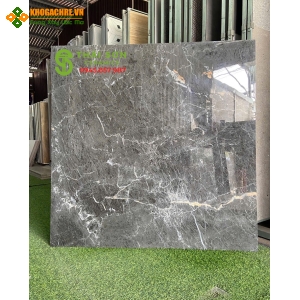 Gạch ấn độ 120x120 vân đá xám đậm cao cấp