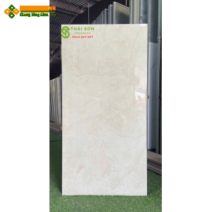 Gạch ấn độ 60x120 lát nền bóng kiếng màu vàng kem