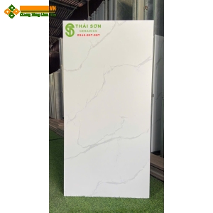 Gạch 60x120 khổ lớn ấn độ trắng vân mây lát nền