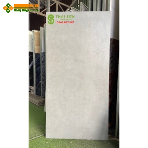 Gạch lát nền 80x160 matt mờ vân xám xi măng nhạt