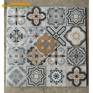 Gạch bông 20x20 ốp tường nhà bếp đẹp