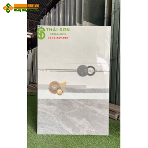 Gạch cmc 30x60 ốp tường phòng khách bóng kiếng 