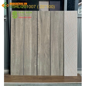 Gạch 20x100 giả gỗ trung quốc lát nền màu xám rêu