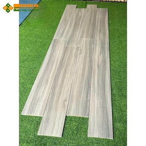 Gạch giả gỗ màu xám 20x120 lát nền trung quốc
