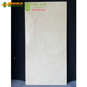 Gạch 80x160 bóng kiếng ấn độ tông màu vàng kem nhẹ
