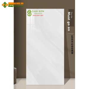 Gạch lát nền 60x120 vân xám bóng kiếng nhập khẩu