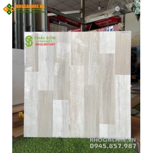 Gạch lát giả gỗ 80×80 vân gỗ ghép