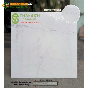 Gạch lát nền 80x80 apodio bóng vi tinh đồng chất 8020