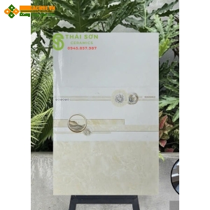 Gạch ốp tường 30x60 bóng kiếng bộ đậm nhạt tông kem vàng