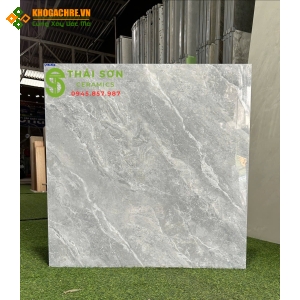 Gạch takao 80x80 bóng kiếng lát nền xám đậm 