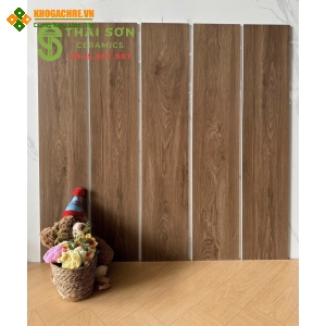 Gạch vân gỗ 20x100 matt mờ trung quốc