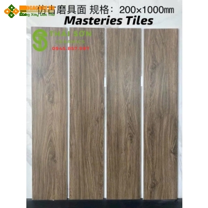 Gạch giả gỗ trung quốc 20x100 lát nền phòng ngủ 