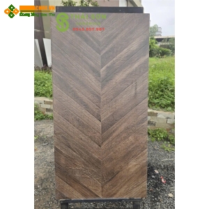Gạch vân gỗ ghép xương cá 60x120 ấn độ