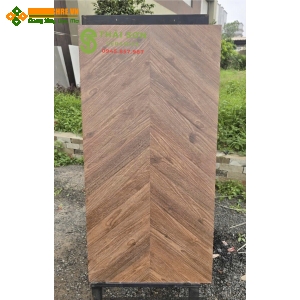 Gạch lát nền vân gỗ xương cá 60x120 ấn độ