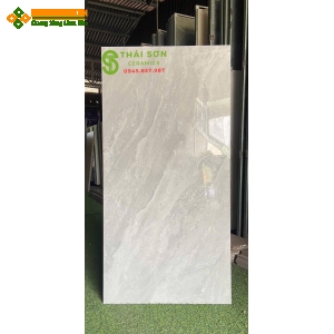 Gạch vito lát nền vân đá xám 60x120 bóng kiếng 