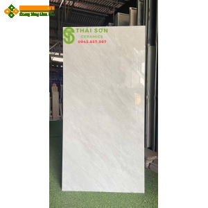 Gạch vito lát nền 60x120 bóng kiếng xám nhạt