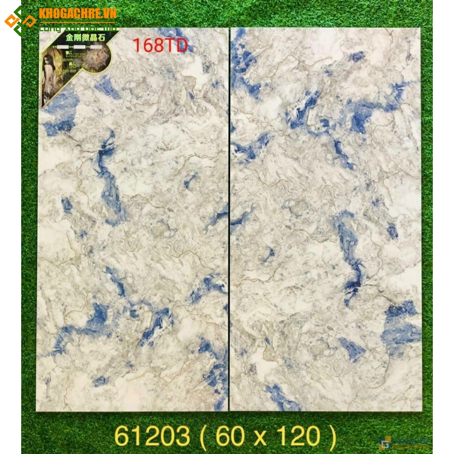 GẠCH LÁT NỀN 60×120 HIỆU ỨNG VÂN MÂY XANH ĐẸP TẠI QUẬN 6