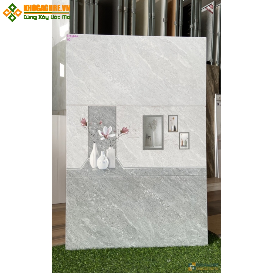 GẠCH ỐP TƯỜNG 30×60 XÁM VÂN ĐÁ ĐẸP TẠI QUẬN 8