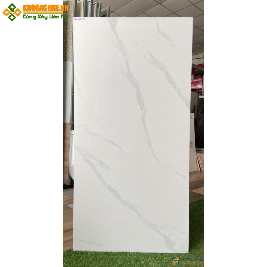 GẠCH LÁT NỀN 60×120 TRẮNG VÂN MÂY MỜ NHẬP KHẨU TRUNG QUỐC