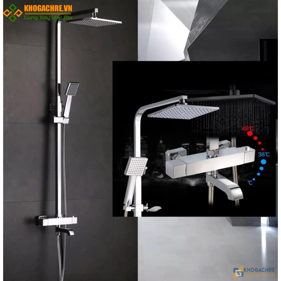 CÂY SEN TẮM INOX 3O4 GIÁ RẺ TẠI BÌNH DƯƠNG