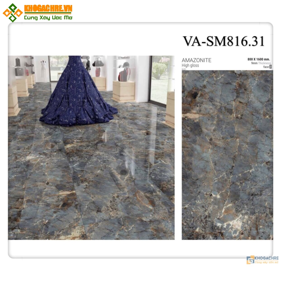 GẠCH LÁT NỀN 80×160 VÂN XÁM XANH GIÁ TỐT TẠI QUẬN 1