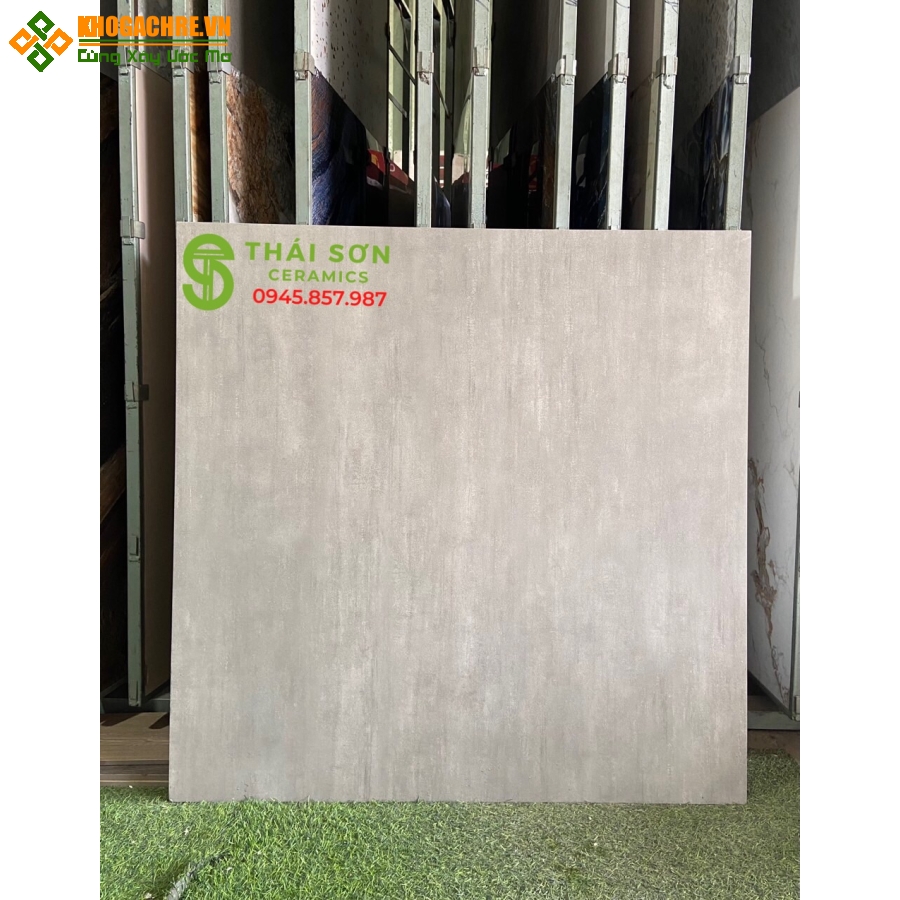 Gạch xám xi măng mờ 100x100 ấn độ