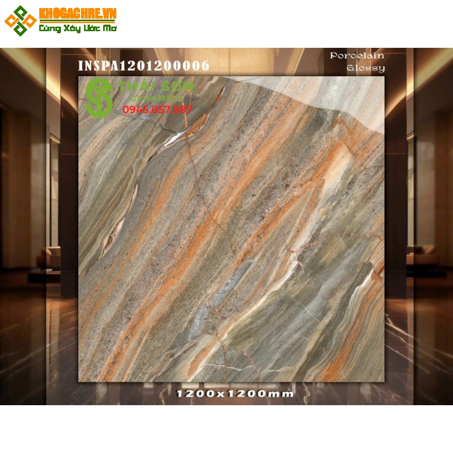 Gạch ấn độ 120x120 siêu bóng ốp lát